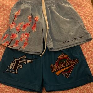 Azva Studio Floral and Graphic Shorts